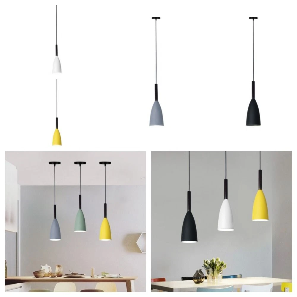 E27 Edison Bulb Pendant Lamp Modern Hanging Lamps Lighting Fixture