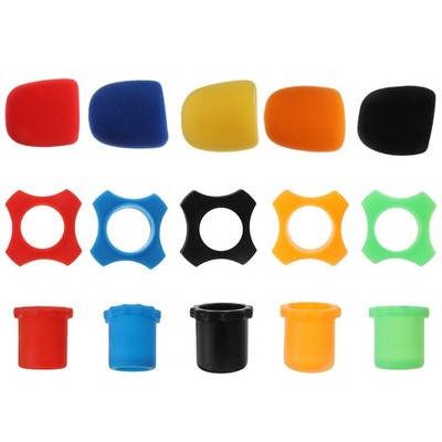 15pcs Anti-Rolling-Mikrofonschutz Ring Ring Unterhülle Windschutzscheibe
