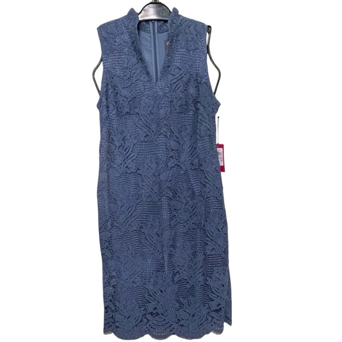 pleated lace midi dress Plus Size Overall Maxi Dress Pleated Lace main image 1