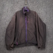 VINTAGE Eastern Mountain Sports Jacket Mens M Medium Brown Outdoor Hiking 90s