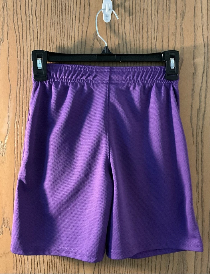 Pantalones Cortos de Baloncesto Los Angeles Lakers Púrpura NBA Talla 10-12 Juvenil Foto 4 de 4