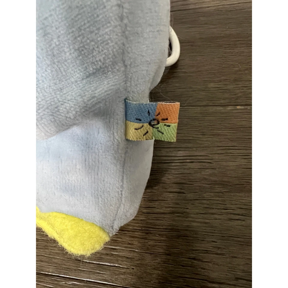 Vintage 1999 Carters John Lennon Blue Musical Elephant Plush - Image 4 of 4