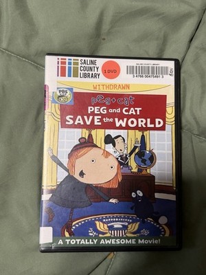 Peg & Cat Save the World PBS DVD A Totally Awesome Movie 60 Min/2017/English