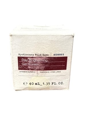 Korres Apothecary Wild Rose Day-Brightening Gel-Cream 1.35oz/40ml - NEW & Sealed