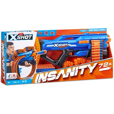 Zuru X SHOT Insanity Mad Mega Barrel Dart Blaster