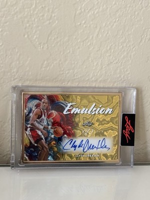 2024 Clyde Drexler 1/1 Auto Decadence Emulsion #E-CD1 w/ box | eBay