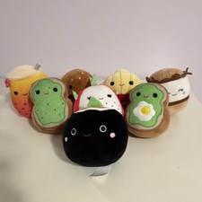 Squishmallows Food Squad Mini Plush 5 inch 8 pack; GREAT VALUE