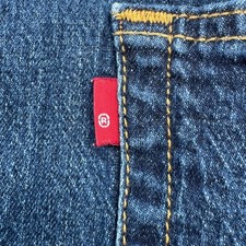 RARE R Only Red Tab - Levi Strauss Co 527 Mens Jeans W34 L30 Bootcut Dark Wash