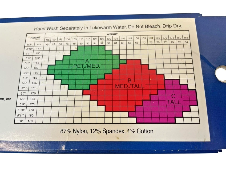 Top de control de pantimedias Fruit Of The Loom de colección talla A marfil #9017 hecho en EE. UU. NUEVO EN CAJA Foto 4 de 4