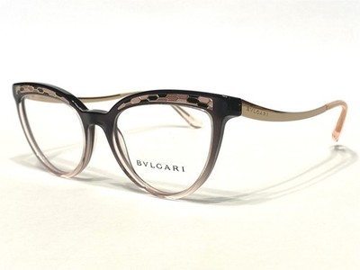Women's Bvlgari Eyeglasses Frames BV4165 5449 Black to Pink Fade 51/18~140 NEW 