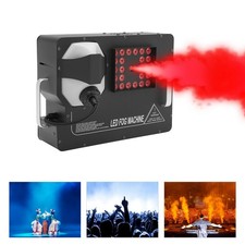 Smoke Fog Machine Vertical UP-Spray RGB 24-LED DMX Stage Fogger Effect 1500W