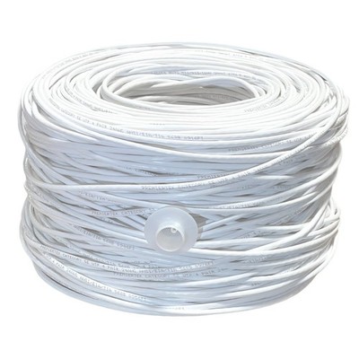 1000FT CAT5E UTP WIRE BULK ETHERNET NETWORK LAN CABLE RJ45  WHITE