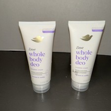 2 Dove Whole Body Aluminum Free Deodorant Cream, Coconut  Vanilla, 2.5oz