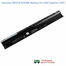 Genuine M5Y1K K185W Battery For Dell Inspiron 3451 3458 5455 5551 5555 5558 40Wh
