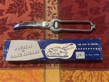 Vintage "ROYAL BRAND CUTLERY COMPANY"  POULTRY or GAME SHEARS -IN ORIGINAL BOX