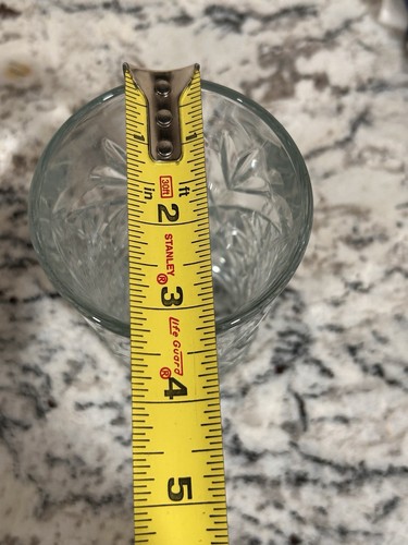 Libbey Crystal HOBSTAR Highball Glass 6 1/4" set of 2 - Picture 14 of 16