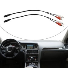 New Practical 2x Speaker Adapter Cable Interface Converter 26AWG 6 Inches