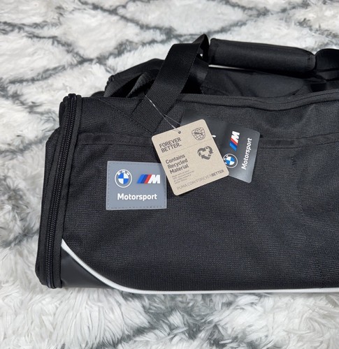 PUMA x BMW Motorsport Duffle Travel Bag Black Men’s *NEW* 079842-01 $70 - Picture 4 of 10