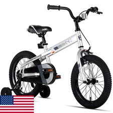 JOYSTAR 14" Kids Bike, Training Wheels, Handbrake - Ages 3-5 Years