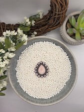 sterling silver pink cluster Statement ring