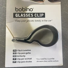 Bobino Car Van Sun Visor Sunglasses Storage Clip - Brand New In Pack BLACK
