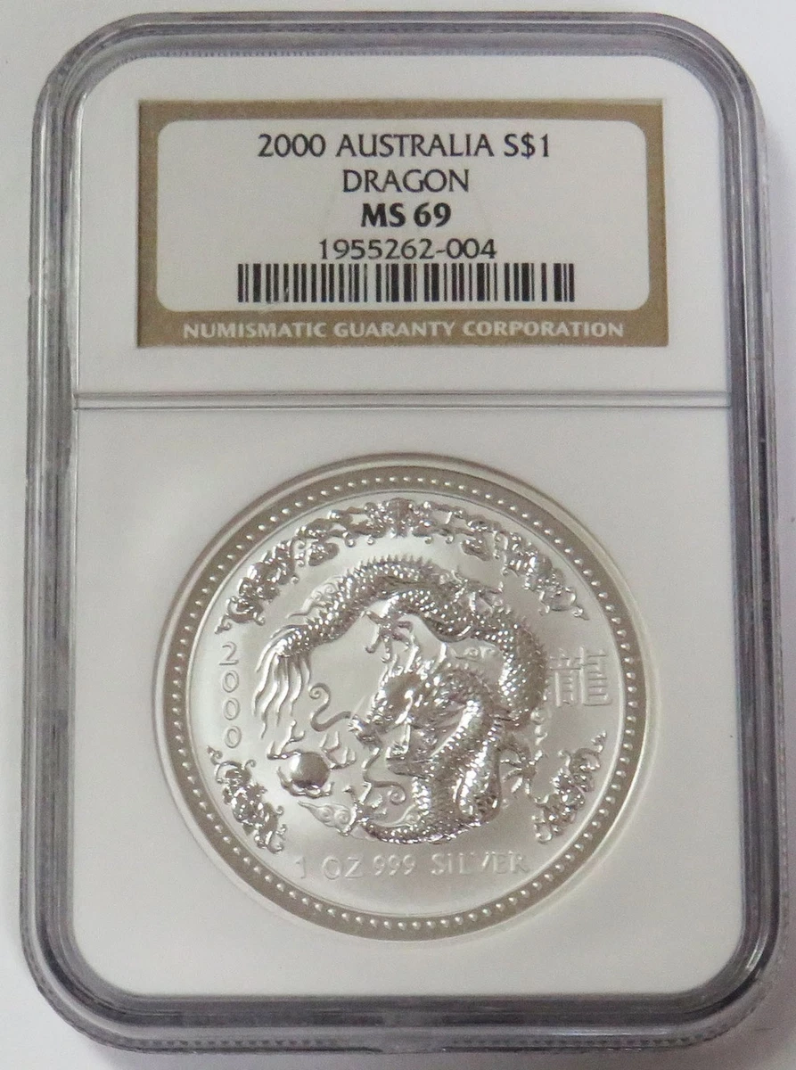Australian Lunar Grade MS 69 Silver Bullion Coins for sale | eBay