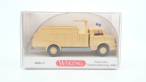 Wiking H0 1/87 060605 Mercedes Benz camión cisterna de bomberos - embalaje original NUEVO | Condition: Gebraucht