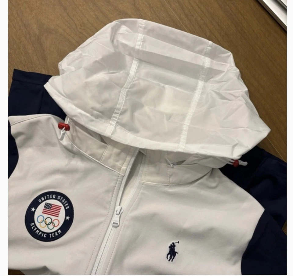 Rare Collectable Olympics Team USA Ralph Lauren Jacket With Hood 2024 NWT - Image 3 of 4