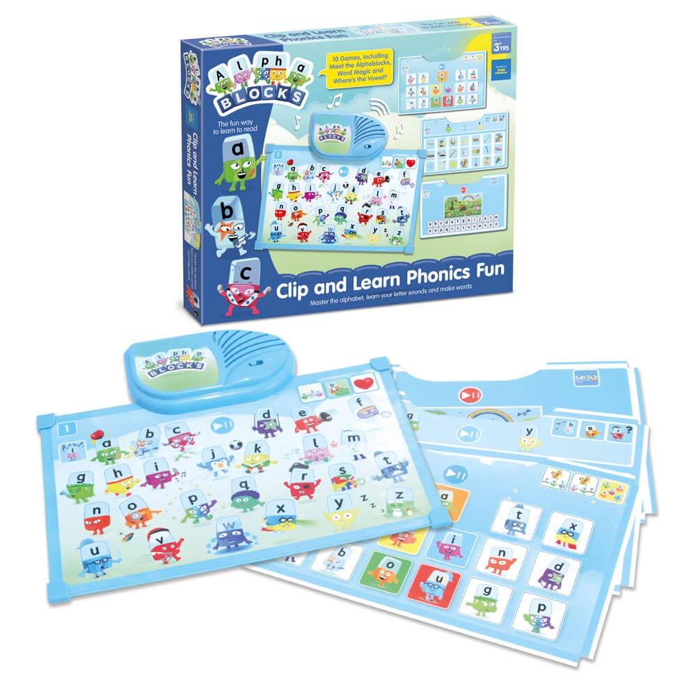 Alphablocks - Clip & Learn Phonics Fun, Kids Reading Activity Game