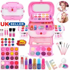 54 PCS Kids Makeup Sets for Girls Non Toxic Washable Make Up Pretend Play Kit UK