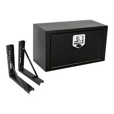 24x 12x 14 Underbody Truck Trailer Storage Tool Box 2pcs Mounting Bracket