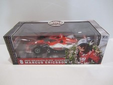 2022 MARCUS ERICSSON GREENLIGHT INDIANAPOLIS 500 WIN 1:18 DIECAST INDY CAR HONDA