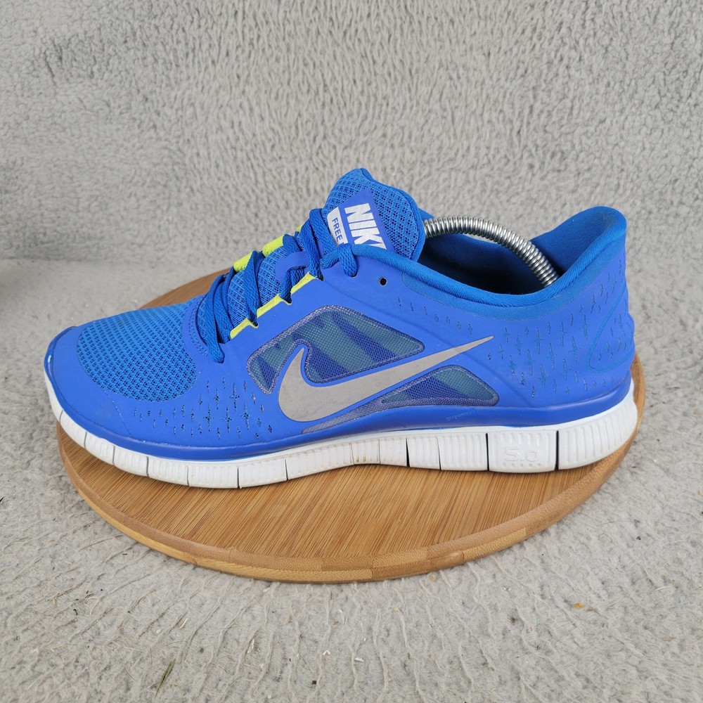Nike Free Run 3 Soar Platinum Men’s Shoes Size 12 Blue Silver 2013 Edition