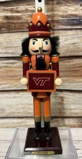 Nutcracker Wooden Virginia Tech 14" Tall By The Memory Company 2007
