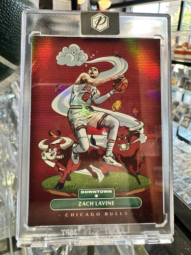 Zach LaVine #13 2021 Panini One and One Downtown card