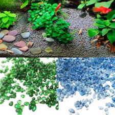 Colorful Gravel Beads Bottom Glass Beads Aquariums Gravel Beads for Fishtanks