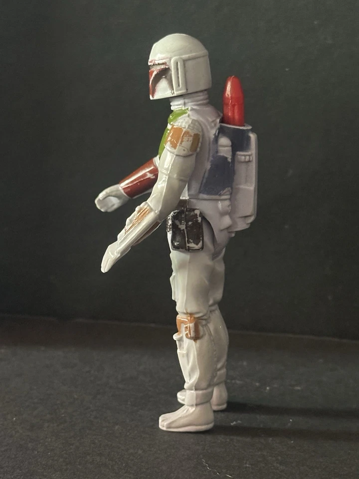 STAR WARS VINTAGE BOBA FETT PBP unpainted knee unpainted dart - Imagen 4 de 4
