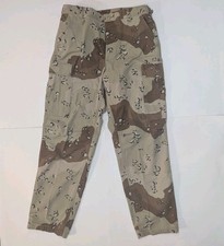 Vintage Military Desert Camo Pants Men's Medium Regular Brown Chocolate Chip DCU