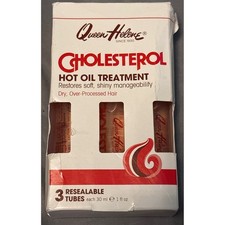 NEW Queen Helene Cholesterol Hot Oil Treatment, 3ct 1oz Tubes