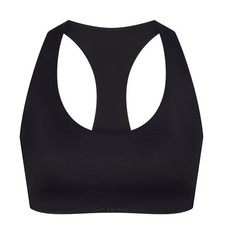 Skims Shine Racer Back Bra Obsidian Black BR-SPT-7003W Small