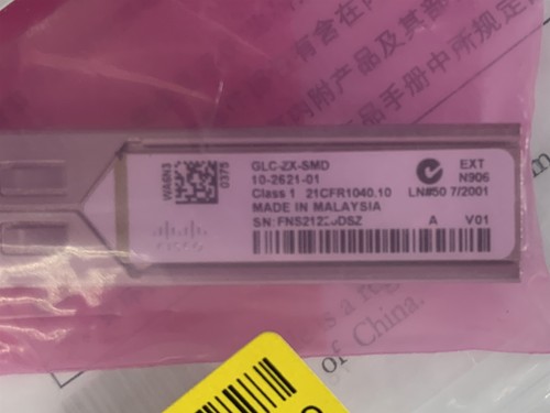 NUOVO modulo SFP distanza estesa originale Cisco GLC-ZX-SMD 1000BASE-ZX 10-2621-01 - Foto 6 di 6