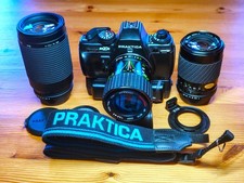 Praktica BX20s   3 Objektive + Winder + M42 A...