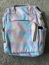 Damen Laptop Rucksack, College Schulrucksack Büchertasche 15,6 Zoll Meerjungfrau