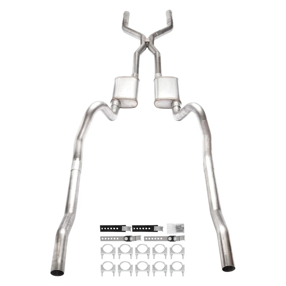 For Dodge Charger 66-74 Exhaust System Pypes 409 SS Crossmember-Back Exhaust Foto 2 de 4