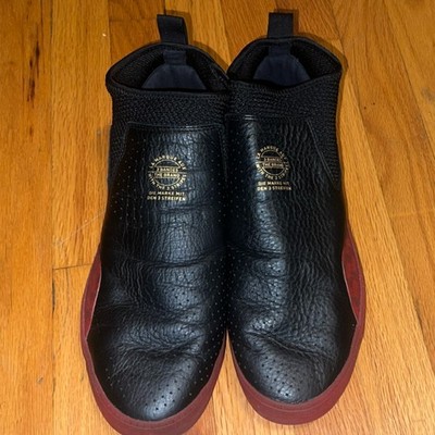 adidas 3ST.002 Slip-On Mid Top Primeknit Sneakers Black/Red B96261