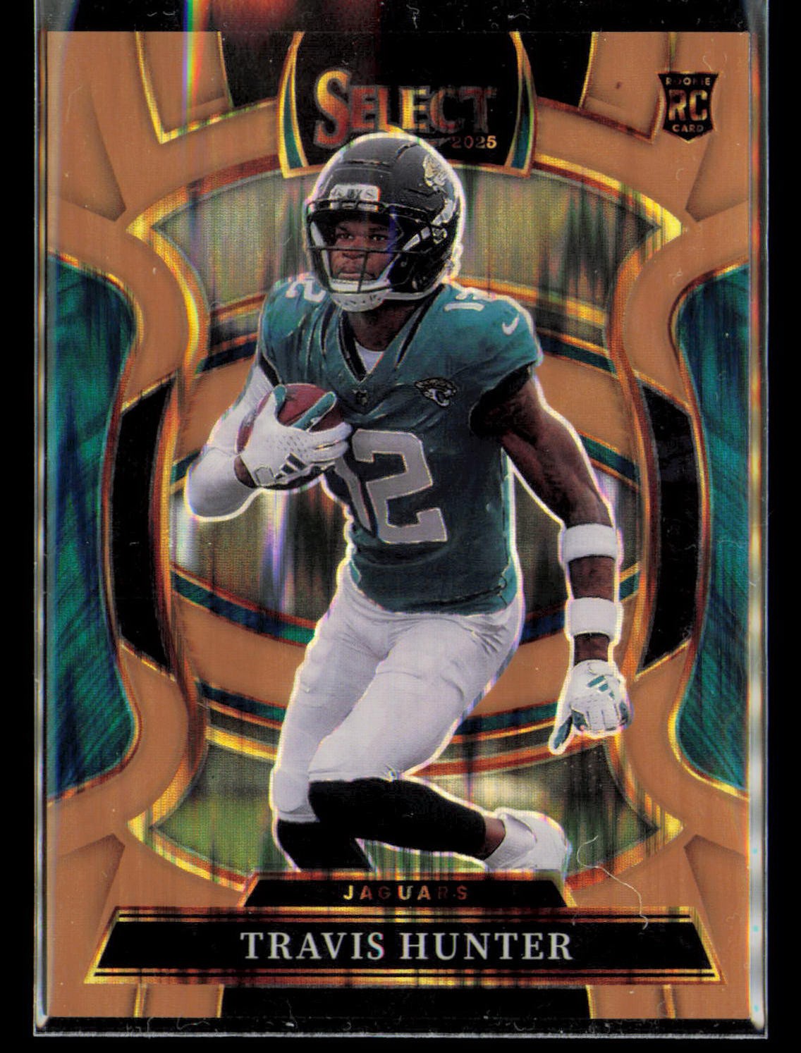2025 Panini Select #28 Travis Hunter Copper Prizm Shock #/899