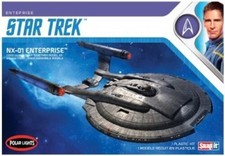 Star Trek NX01 Enterprise (Snap) 2T Polar Lights Model Kit [New Toy]