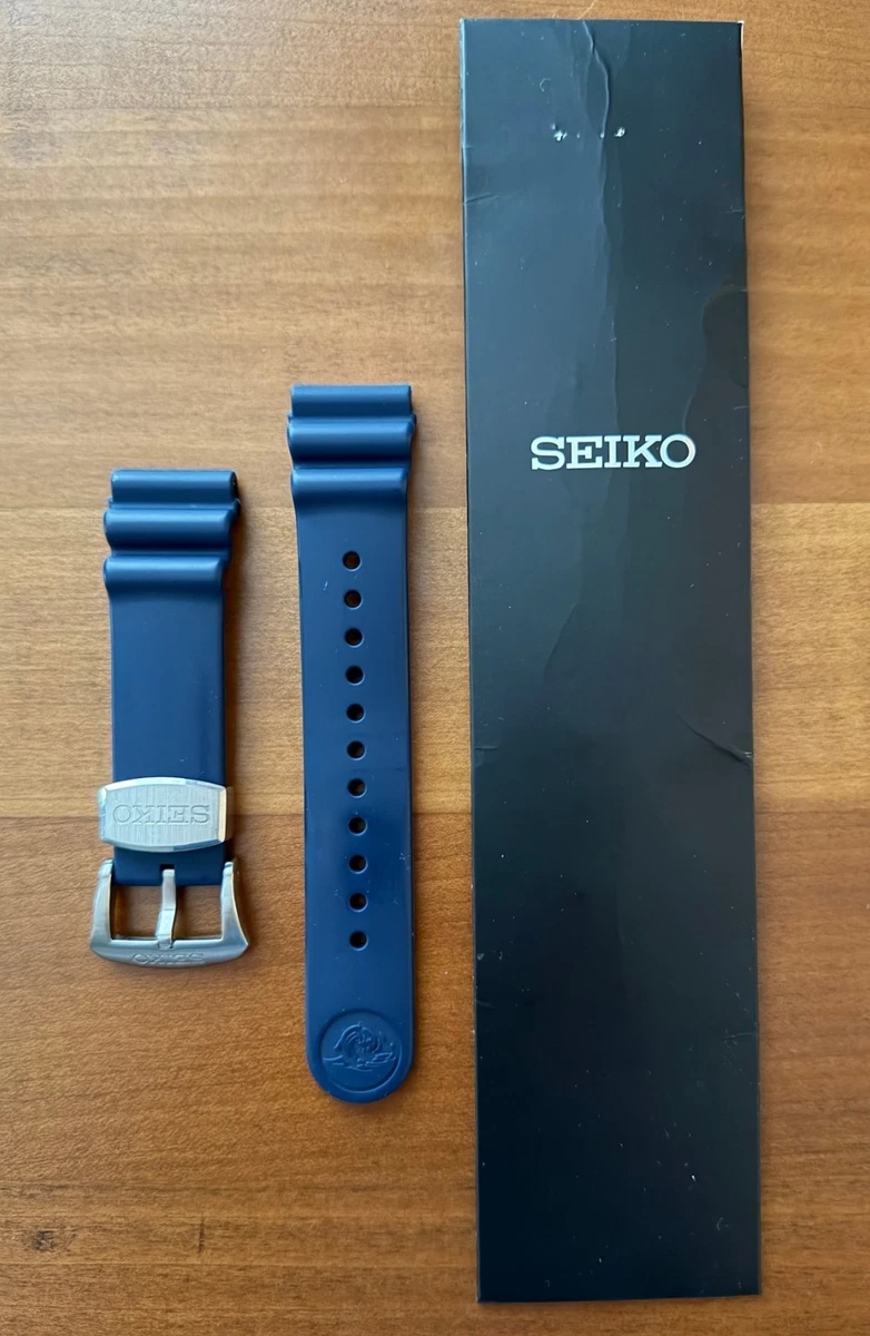 Seiko Blue Rubber Wristwatch Bands for sale - eBay