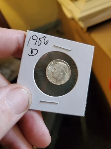1956 D Roosevelt Dime CH BU LUSTER! 90% Silver US Coin 🇺🇸