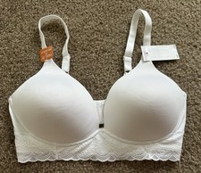 Warner's Bra Wirefree 36 D White